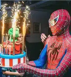 لباس تم تولد مرد عنکبوتی